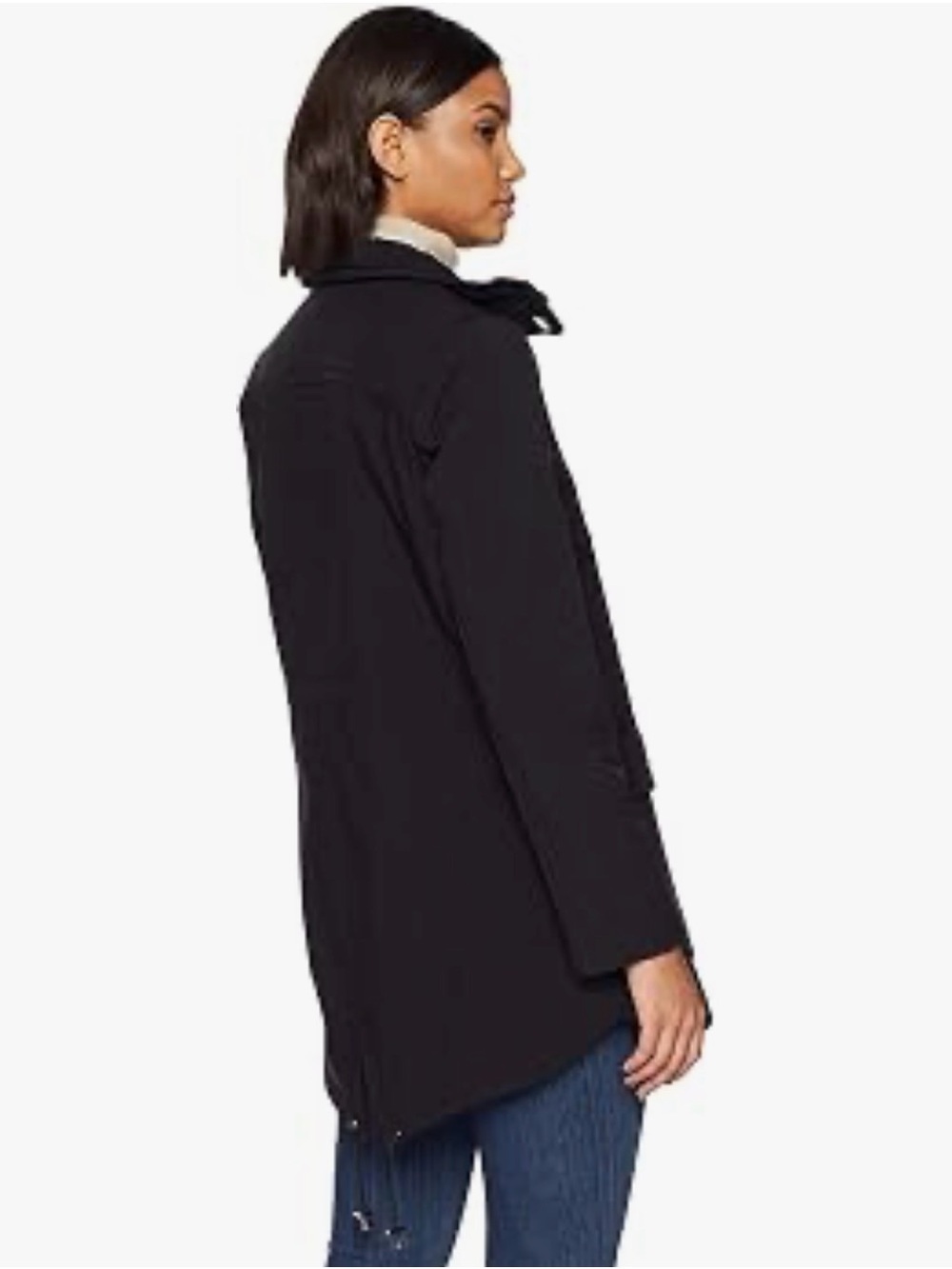 NWOT Women’s Kenneth Cole New York Black Hooded Jacket - M - Picture 7 of 11
